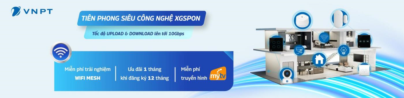 INTERNET CÔNG NGHỆ MỚI XGSPON CỦA VNPT