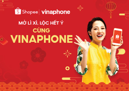 VinaPhone và Shopee hợp tác mang đại tiệc mua sắm Tết 2021