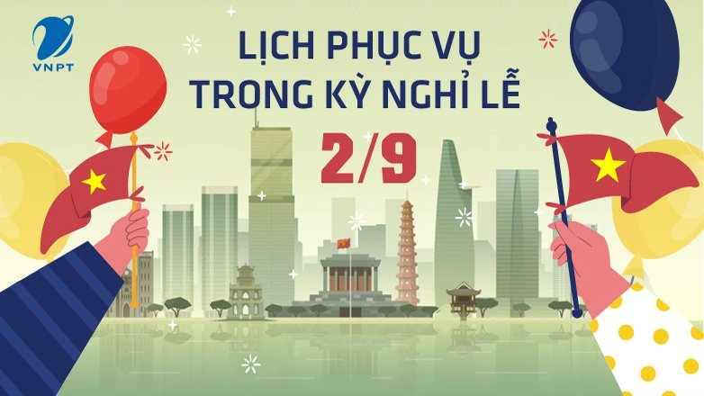 Lịch phục vụ trong kỳ nghỉ lễ 2/9/2022 của các cửa hàng giao dịch tại Hà Nội