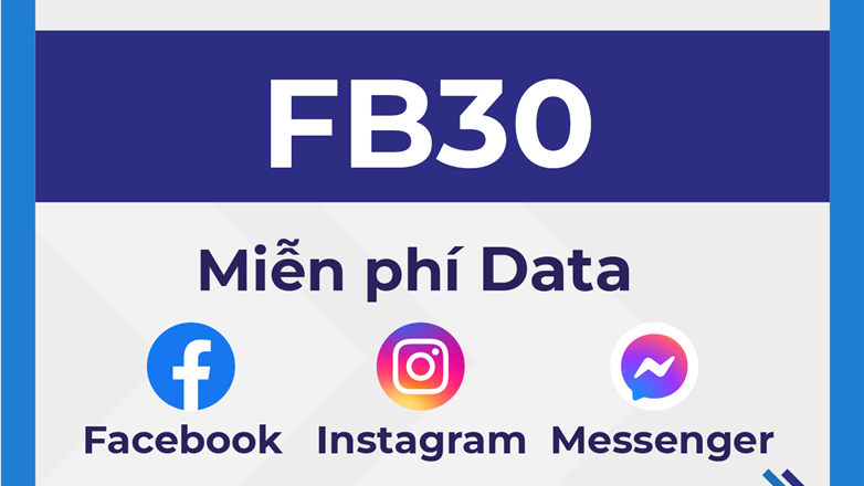 Lướt Facebook không giới hạn Data với gói Data FB của VinaPhone