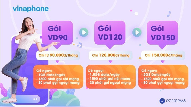 Top 3 gói cước data thoại ưu đãi nhất trên shop.vnpt.vn