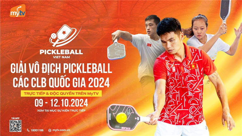 Khởi tranh mùa giải đầu tiên Pickleball CLB Quốc gia 2024 – trực tiếp và độc quyền trên MyTV