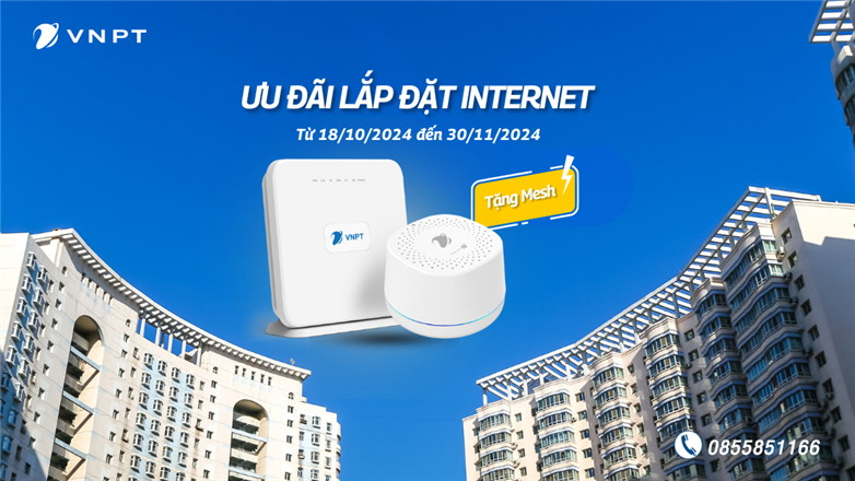 VNPT Hà Nội tặng Wi-Fi Mesh giúp nâng tầm trải nghiệm kết nối Internet