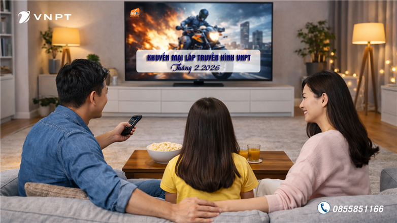 Khuyến mại lắp đặt truyền hình MyTV tháng 2/2026 – Có MyTV là thấy Tết