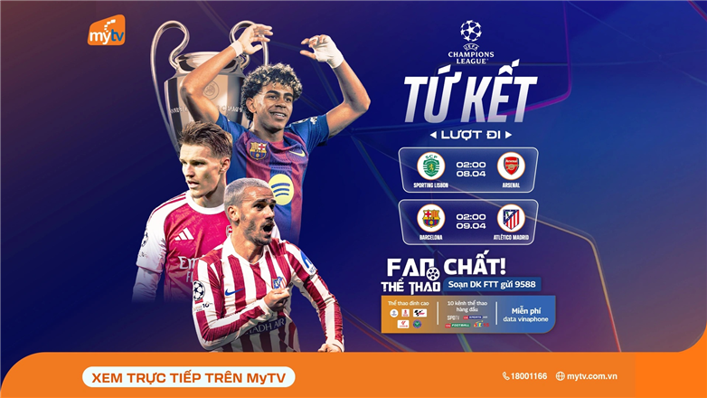 MyTV tháng 4: Trọn vẹn giải trí tại nhà – bùng nổ thể thao dịp lễ 30/4 – 1/5