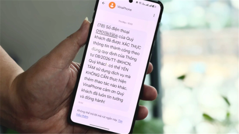 Những điều cần cẩn trọng khi xác thực thông tin thuê bao