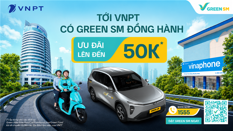 VNPT đồng hành cùng Green SM – Ưu đãi đến 20%
