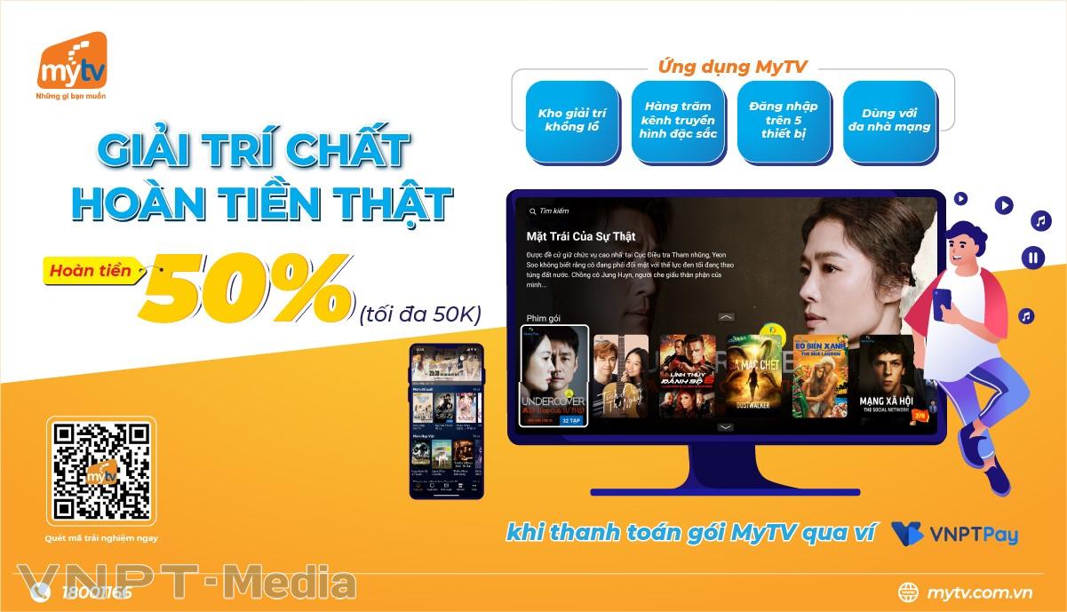 Thanh toán MyTV – Nhận ngay ưu đãi