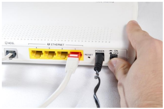 reset lại router