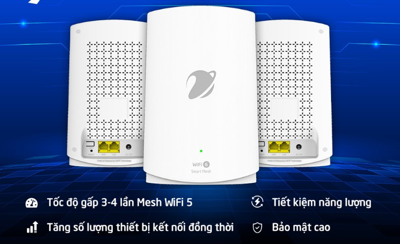 Wifi Mesh 6 thế hệ mới với tốc độ trên 3.000 Mbps