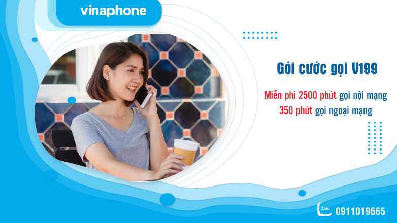 Đăng ký gói V199 VinaPhone có ngay 2850 phút gọi nội và ngoại mạng