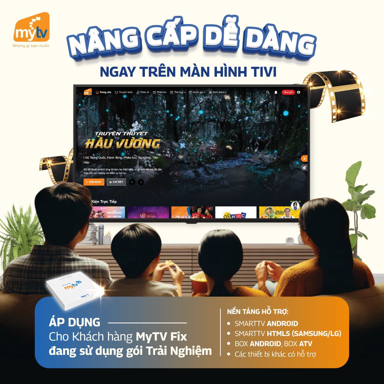 Nâng cấp gói MyTV Nâng Cao Plus