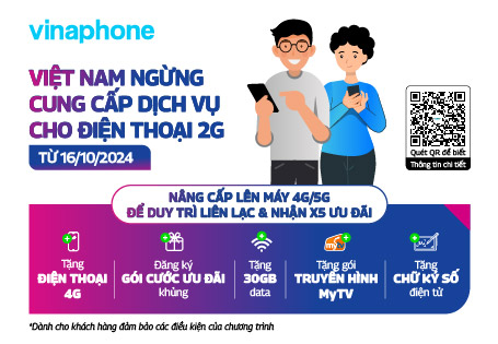 Thông báo gia hạn thời gian chuyển đổi cho thuê bao 2G