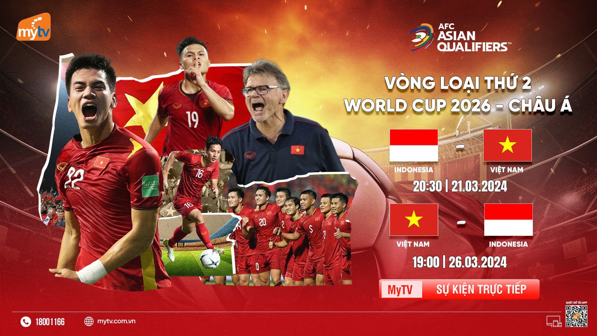 Trực tiếp vòng loại World Cup 2026