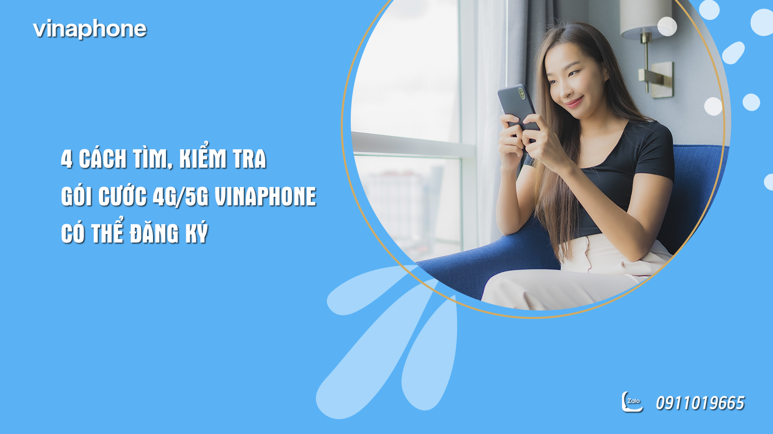4 Cách tìm, kiểm tra gói cước 4G/5G VinaPhone có thể đăng ký 
