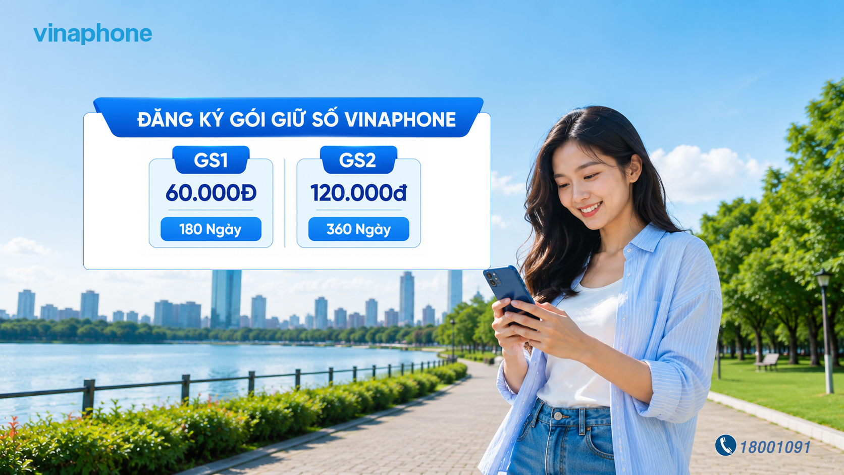 Đăng ký gói giữ số VinaPhone