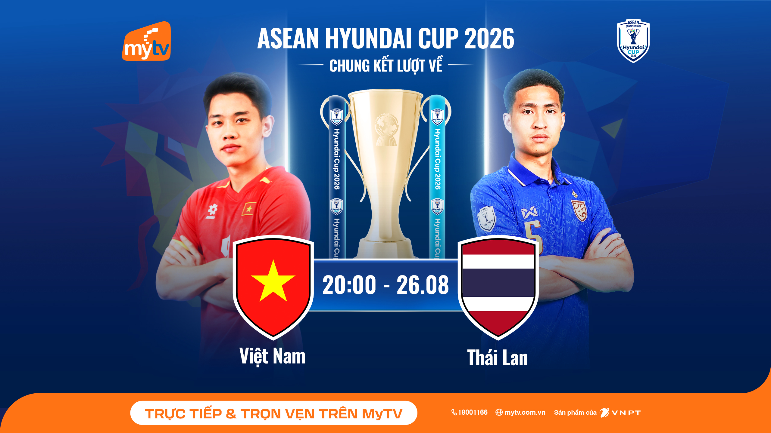 Xem chung kết ASEAN Hyundai Cup 2026 trên MyTV
