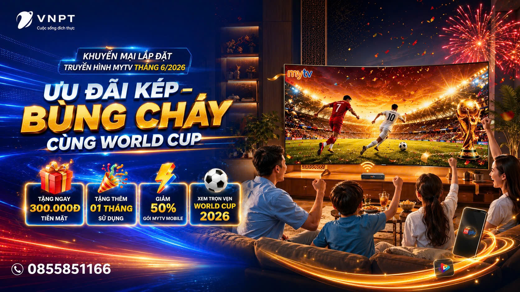 Lắp đặt truyền hình MyTV tháng 6/2026