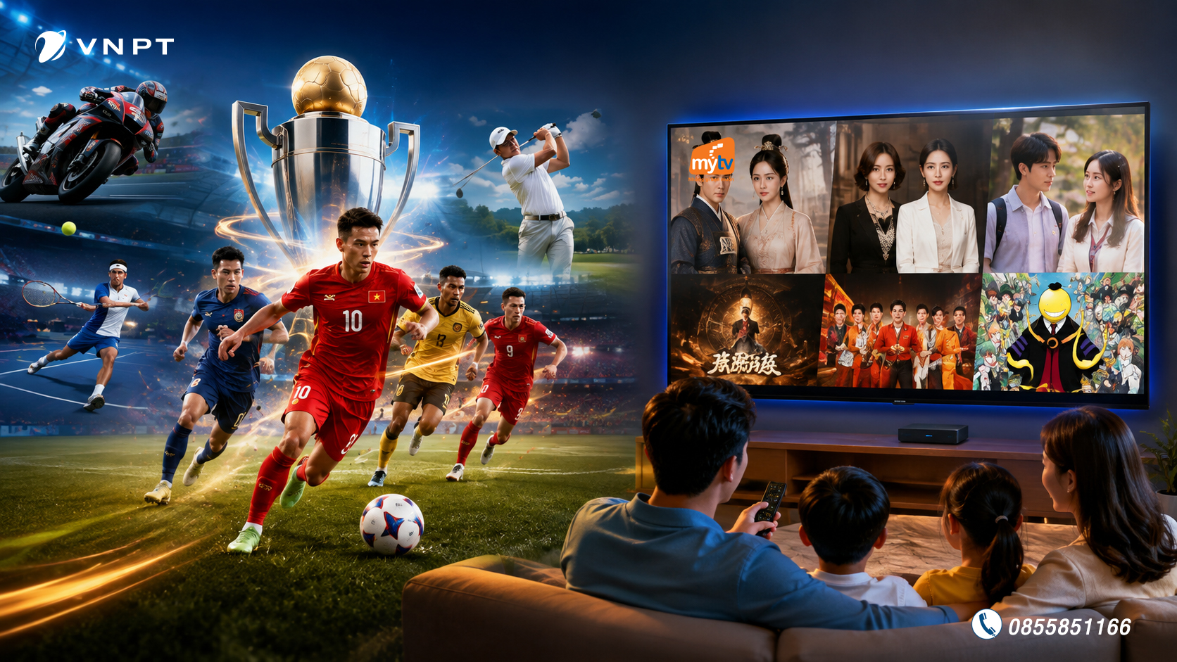 Khuyến mại lắp MyTV tháng 8 2026 xem AFF Cup và kho giải trí đỉnh cao