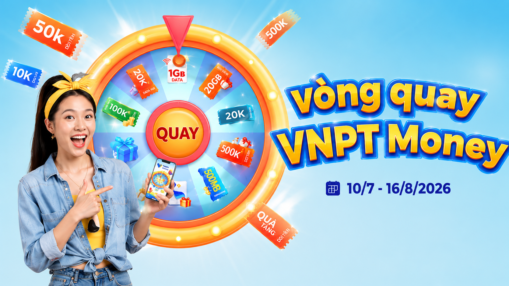 Vòng quay VNPT Money