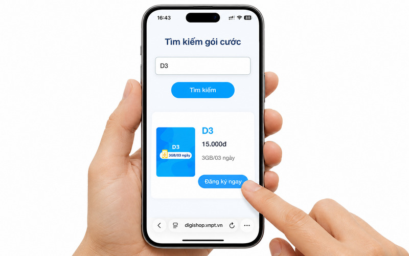 Tổng hợp các gói data 3 ngày tốc độ cao VinaPhone