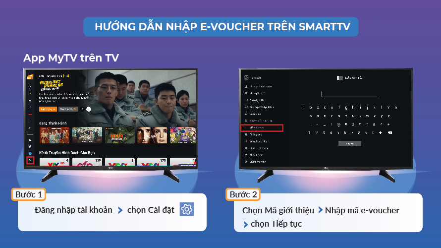 Hướng dẫn cách mua và kích hoạt gói cước truyền hình MyTV OTT