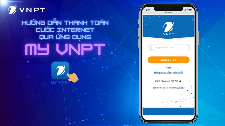 thanh toán cước Internet qua app My VNPT